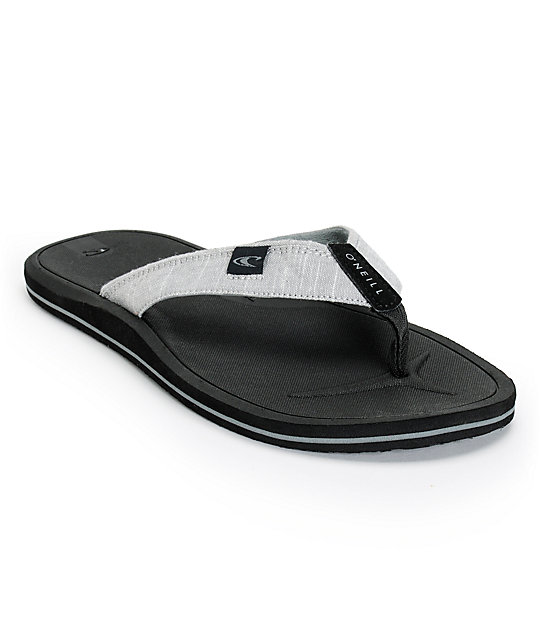 O'Neill Nacho Libre 2 Grey & Black Sandals