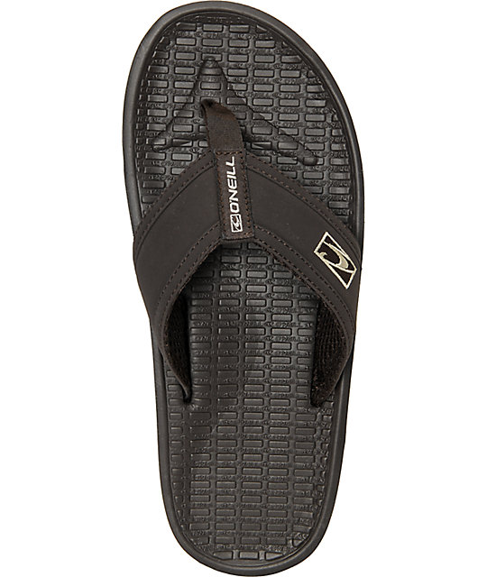 oneill mens flip flops