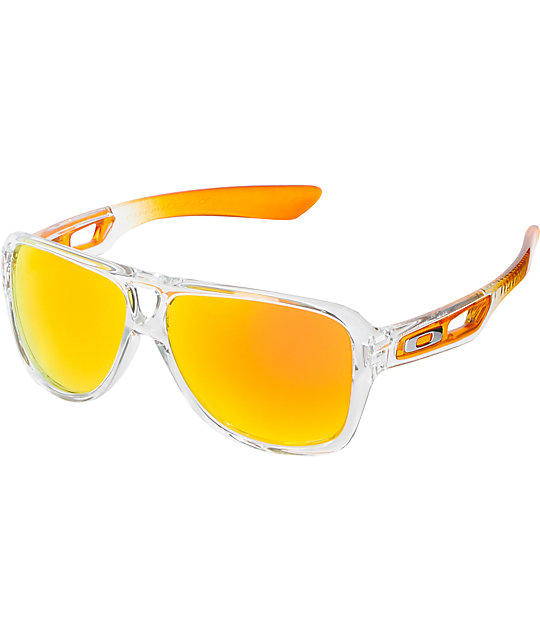 oakley dispatch ii persimmon fade & fire iridium sunglasses