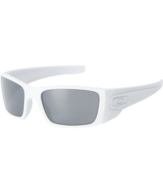 Oakley Fuel Cell White & Black Iridium Sunglasses