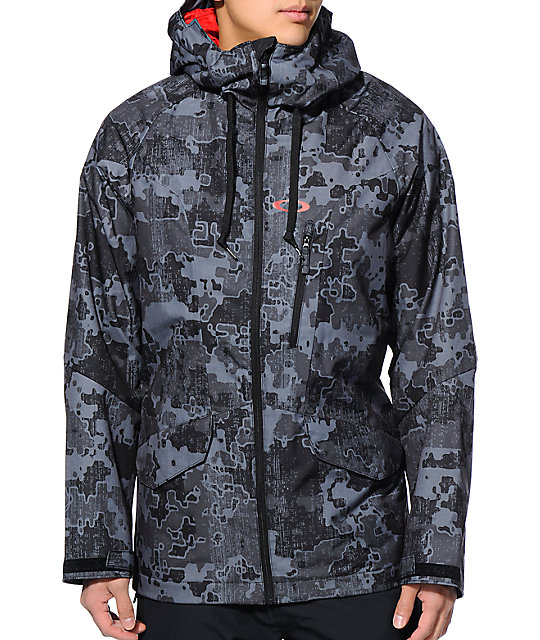 Oakley Mission Black 10K Snowboard Jacket | Zumiez Oakley Mission Black 10K Snowboard Jacket ...