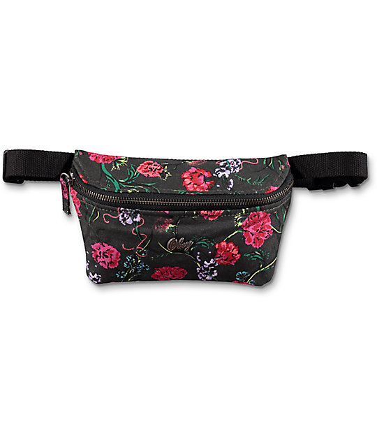 vans floral fanny pack