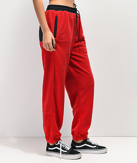 fleece jogger sweatpants