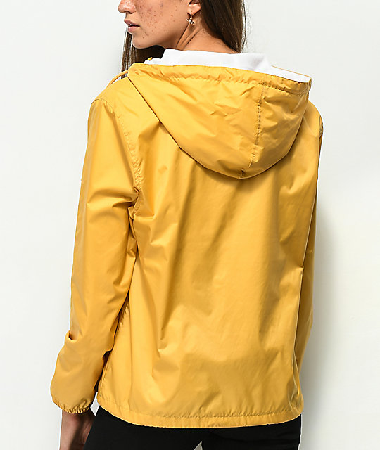 adidas hip yellow anorak jacket