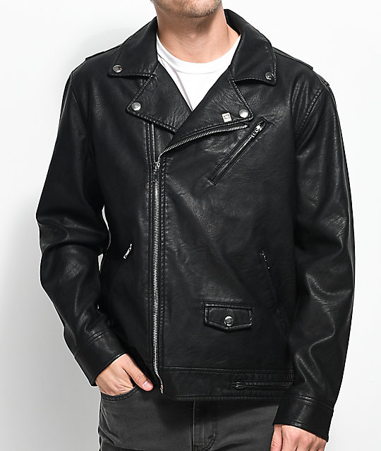 obey jacket leather