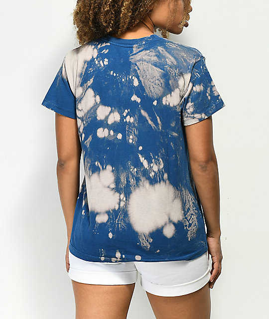 obey shirt blue