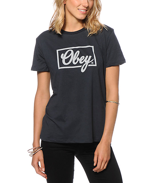 Obey Club Script T-Shirt | Zumiez