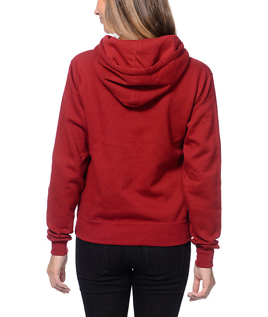 Obey Devious Scumbags Garnet Red Pullover Hoodie | Zumiez