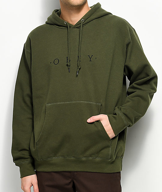 khaki green hoodie