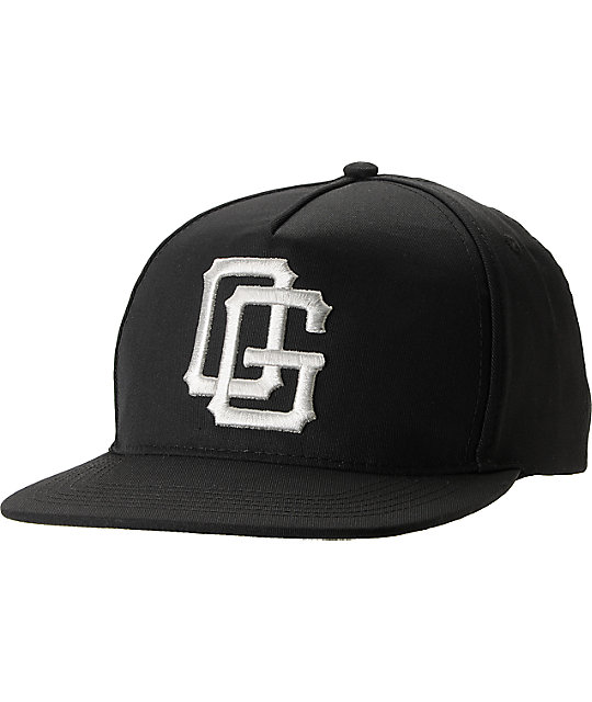 Obey Double OG Black Snapback Hat | Zumiez