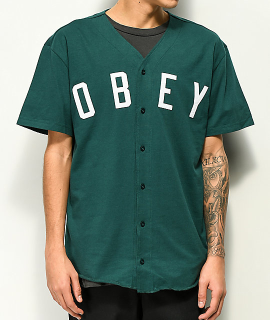 obey baseball jersey