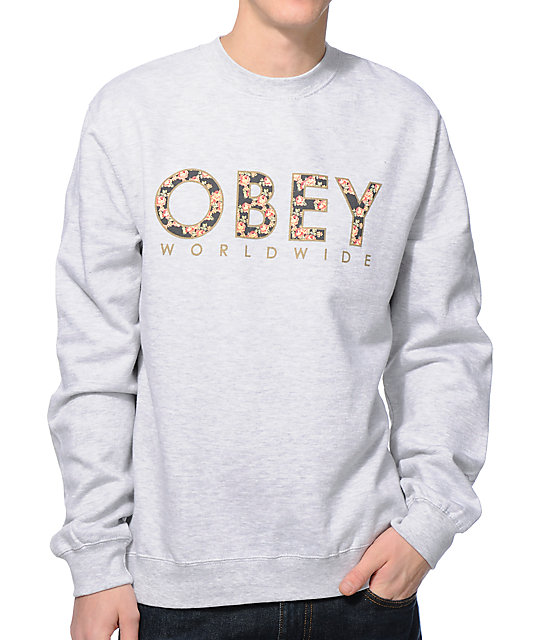 obey crewneck sweatshirt