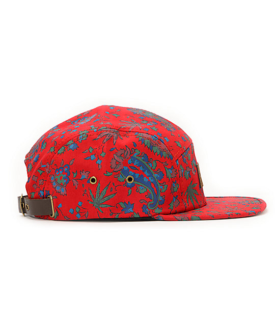 Obey Healer Red 5 Panel Hat | Zumiez