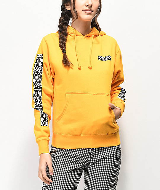 yellow obey sweater