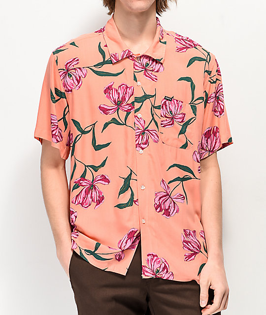 obey button up shirt
