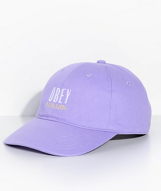 lavender baseball hat