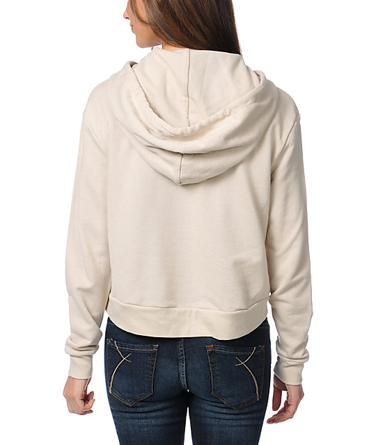 Obey Marked For Life Beige Dolman Pullover Hoodie | Zumiez