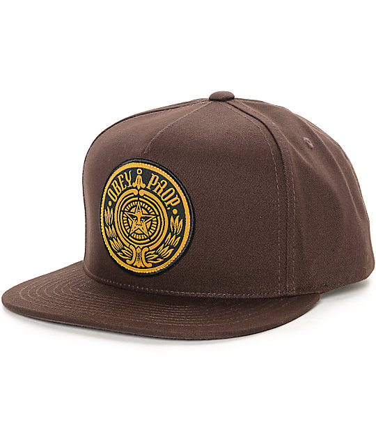 brown snapback hats