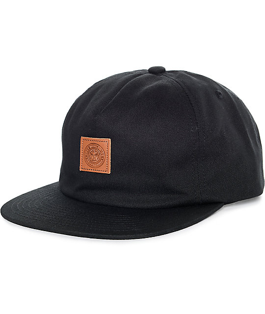 Obey Mega Black Strapback Hat