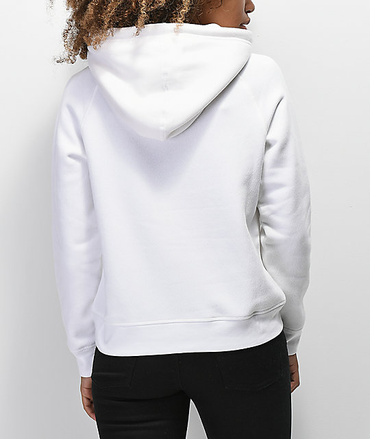 obey hoodie white