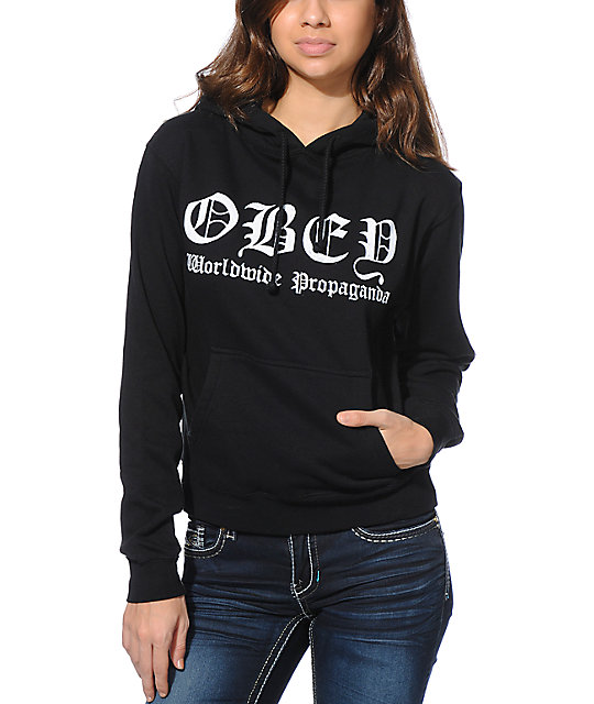 obey worldwide propaganda hoodie