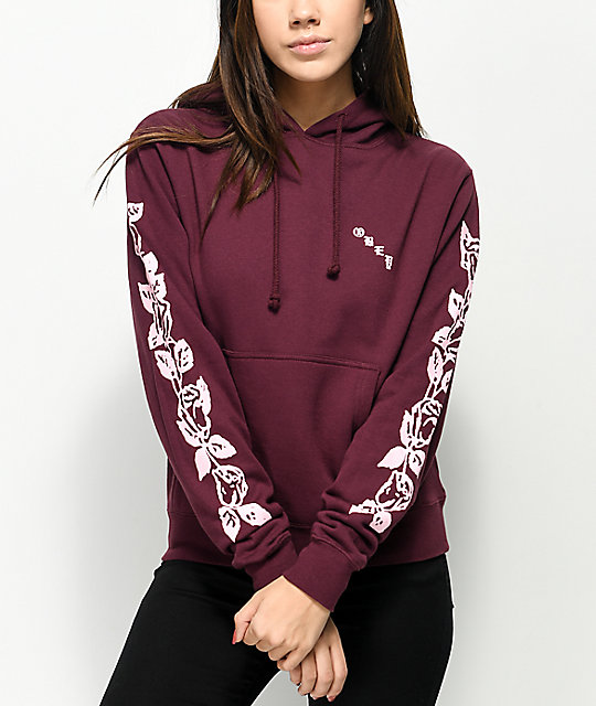 maroon hoodie womens