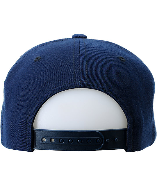 snapback hat blue