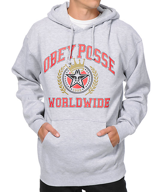 obey posse hoodie