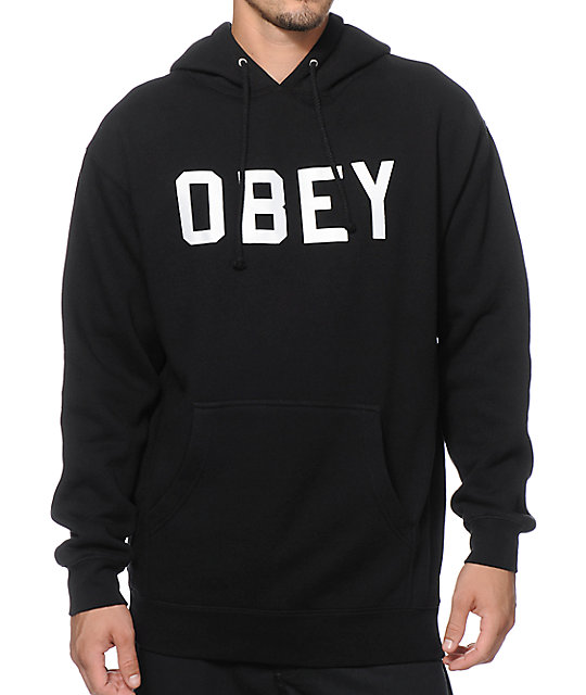 Obey Reflective Collegiate Hoodie | Zumiez