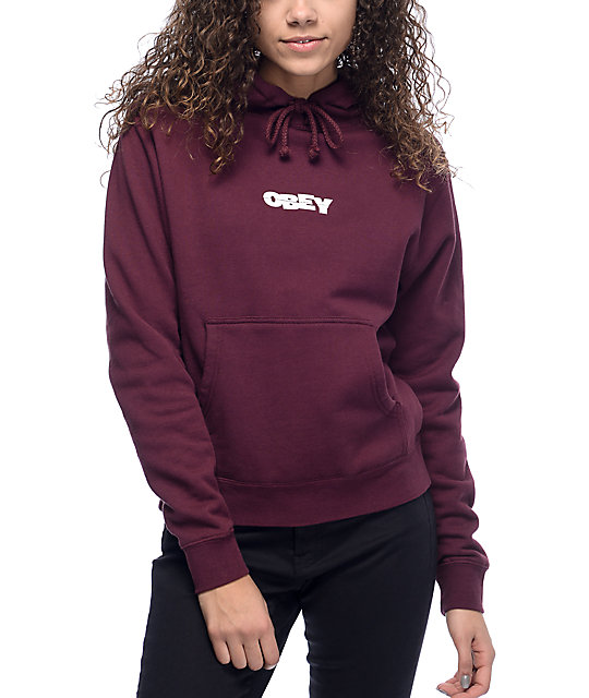 sudaderas color vino