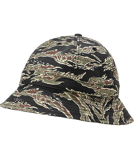 tiger camo bucket hat