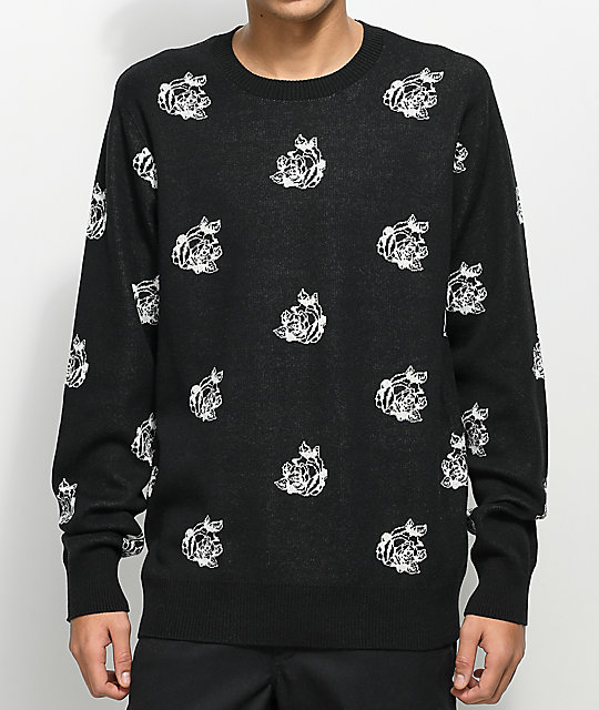 black rose sweater