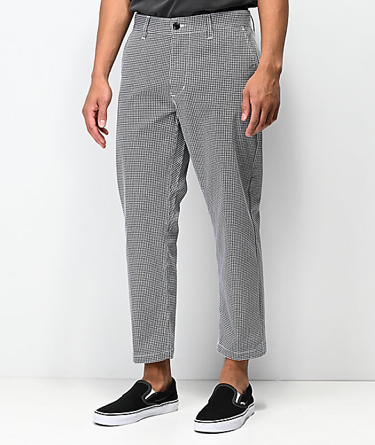 Obey Straggler Pantalones Chinos De Pata De Gallo Zumiez