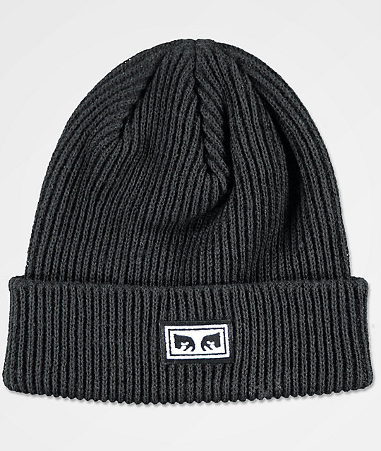 obey beanie black