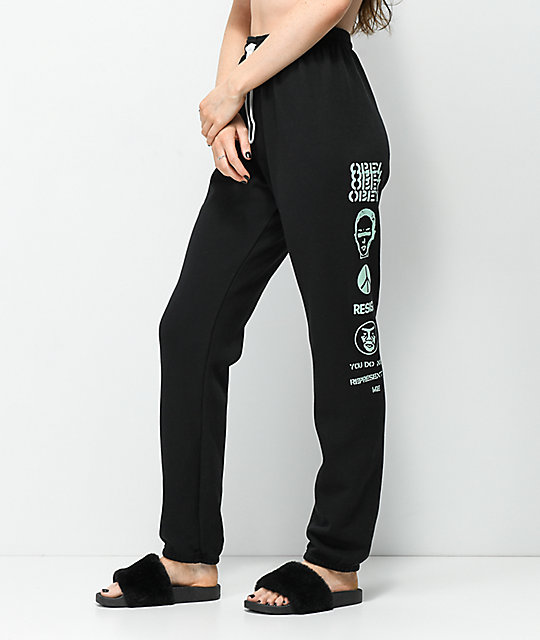 Obey Mens Relaxed Fit Sweatpant