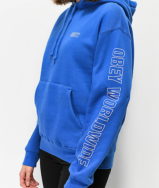 royal blue vans hoodie