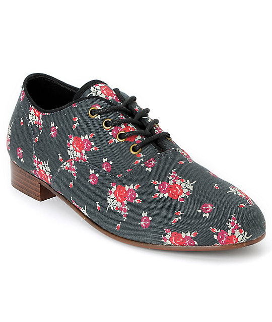 Obey x Generic Surplus Dury Floral Canvas Shoes | Zumiez