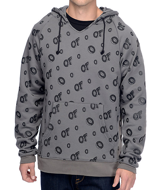 odd future grey hoodie