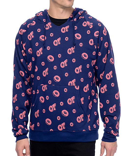 odd future hoodie red