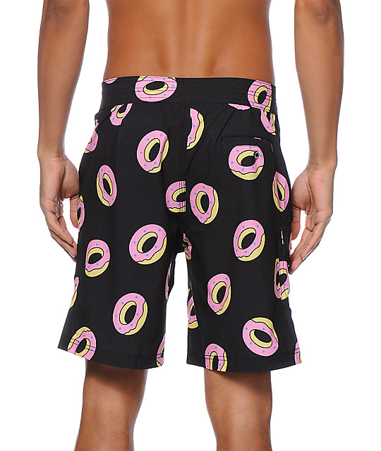 Odd Future Donut Black 19 Board Shorts | Zumiez