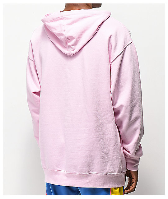 odd future infinity bar pink hoodie