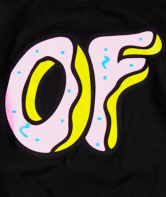Odd Future OF Donut Black T-Shirt | Zumiez