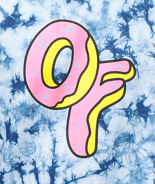 Odd Future OF Donut Tie Dye T-Shirt | Zumiez