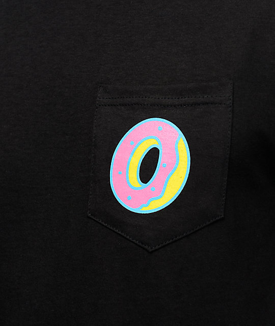 Odd Future Single Donut Black Pocket T-Shirt | Zumiez