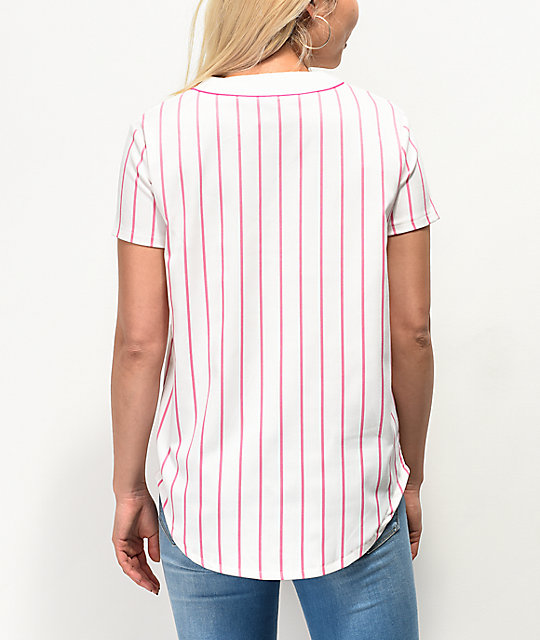 striped baseball jersey