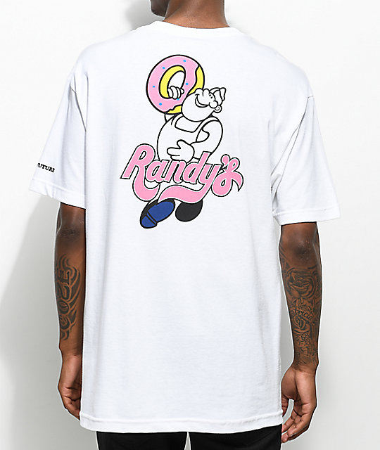 Odd Future X Randy's Donut Man White T-Shirt | Zumiez
