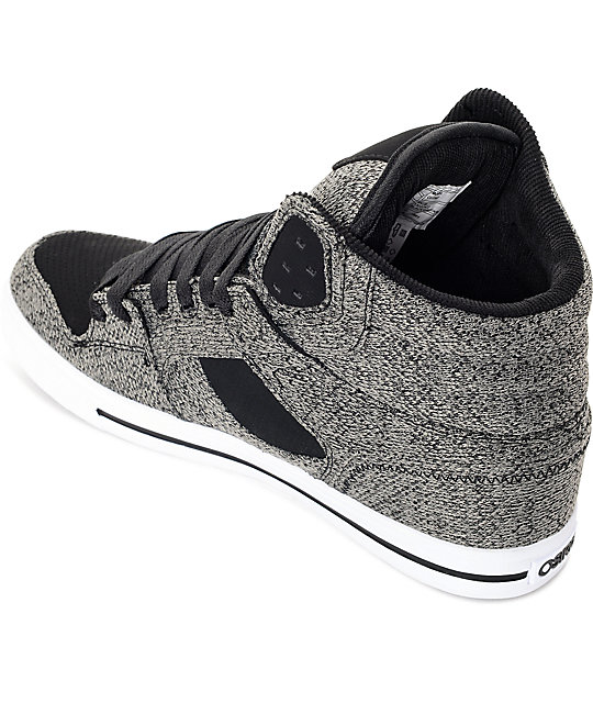 Osiris Clone Black & Grey Knit Skate Shoes | Zumiez