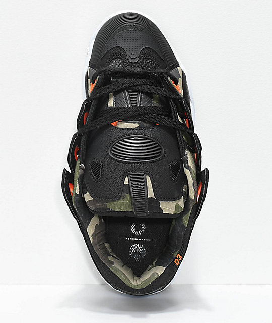 Osiris D3 2001 Black, Orange & Camo Skate Shoes Zumiez Osiris D3 2001 Black, Orange & Camo Skate Shoes Zumiez