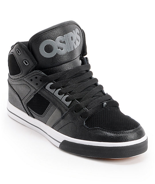 Osiris NYC 83 Black, Charcoal, & White Skate Shoes | Zumiez