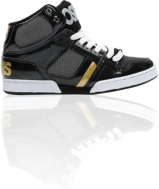 Osiris NYC 83 Black, Charcoal & Gold Shoes | Zumiez